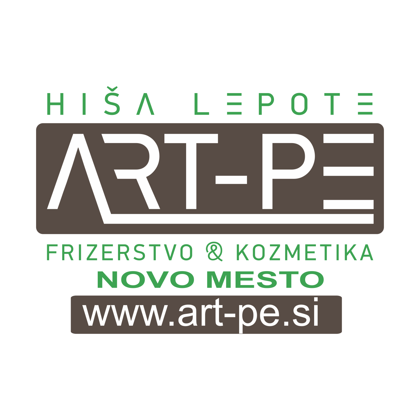 Logotip Hiša lepote ART-PE